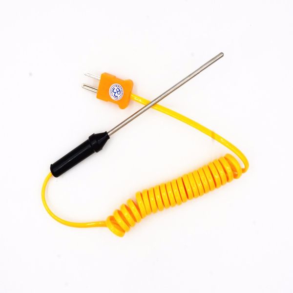 WHCYonline 1pcs 1M Vertical  length Wire Temperature Test K-type TP-02 TP02 TP-02B Thermocouple Sensor Probe Test line