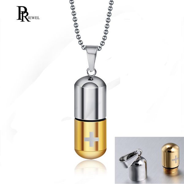

stainless steel cross case perfume bottles urn pendant memorial ash keepsake necklace pendant, Silver