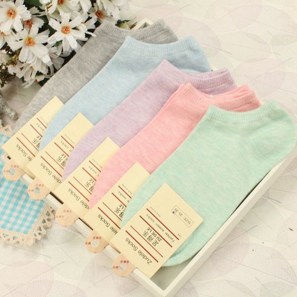 

summer women's casual solid colors cotton sock sippers zdl007, Black;white