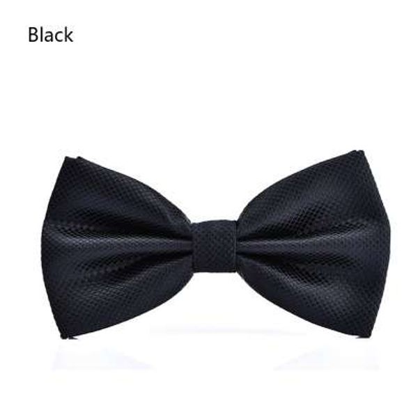 

15 colors solid fashion bowties groom men colourful plaid cravat gravata male marriage butterfly wedding bow ties, Black;gray