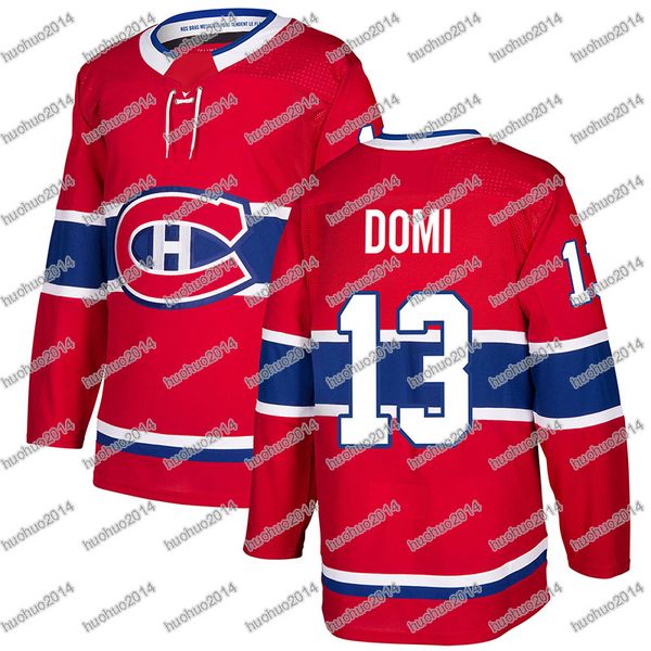 

13 Max Domi Montreal Canadiens Jonathan Drouin Max Pacioretty Carey Price Brendan Gallagher Weber Shaw Benn King Galchenyuk Hockey Jersey