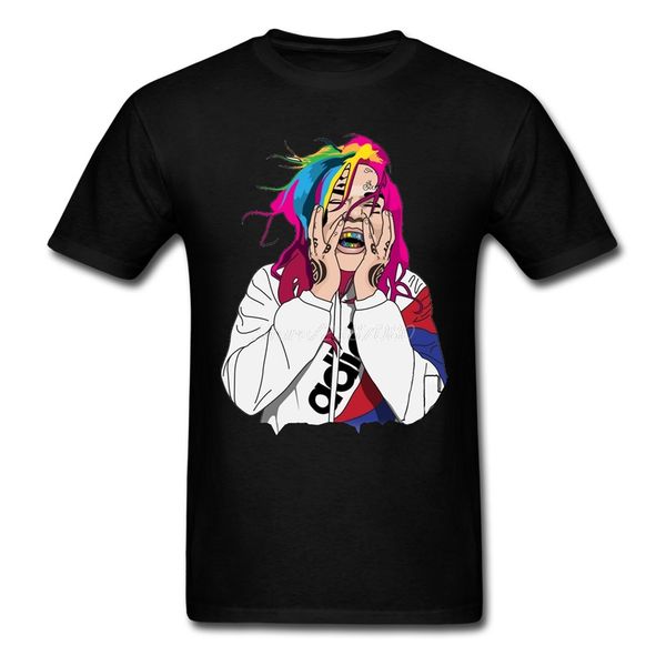 

Новый стиль рэпер 6ix9ine футболка Undertale мужские футболки хлопок 3XL с коротким рукаво