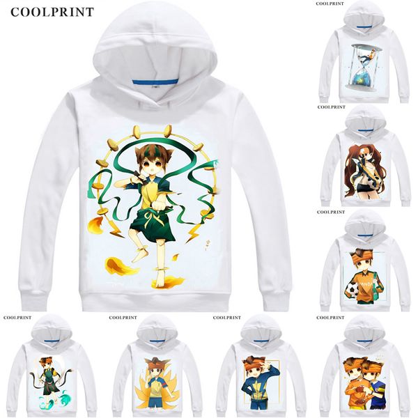 

endou mamoru mens hoodies mark evans inazuma eleven go men sweatshirt streetwear anime hoodie printed long hooded, Black