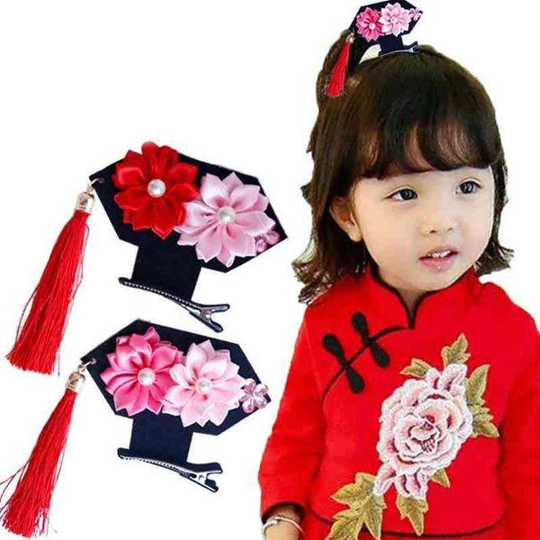 The Little Girl China Girls Headdress Wind Child Child Hair Hair