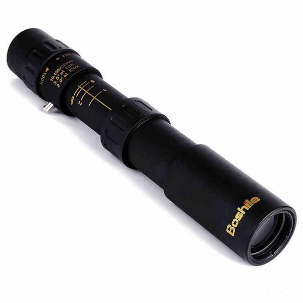 

boshile roof bak - 4 prism 10 - 100 x 32 telescopic monocular for 0.5 - 3000m distance