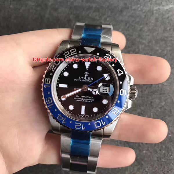 

Люкс высшего качества NOOB Factoyr V5 40mm GMT 116710 116710LN 116710blnr 116713 Керамическая рамка Азия 2813 Механизм Автоматические часы мужских часов