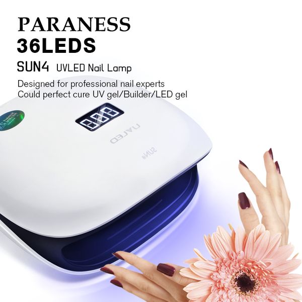 

paraness high power for nails all gel polish nail dryer 48w uv lamp gel led nail lamp sensor led light art manicure tools