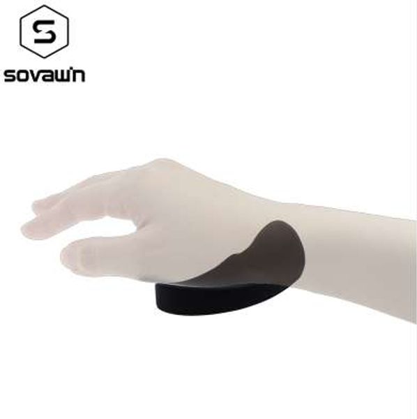 Tappetino per mouse ergonomico Sovawin G80 Silicon Gel Antiscivolo Streamline Supporto per poggiapolsi Tappetino per computer Tappetino per mouse per PC da gioco per ufficio