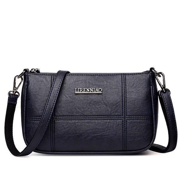 

vintage women's genuine leather handbags shoulder crossbody bags ladies messenger bag fashion thread women clutches bags
