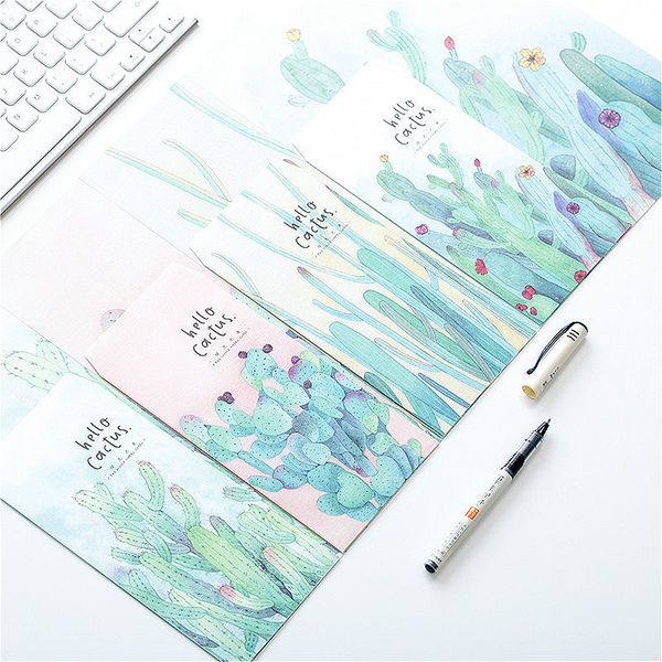 

6pcs cactus paper envelopes letter paper set love cactus envelope novelty series envelope for gift stationery