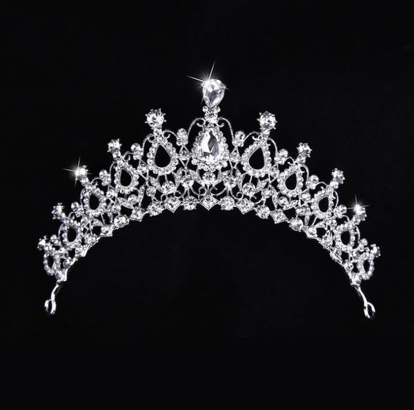 

сплав воды дрель ювелирные изделия свадебные корона невесты украшения, Silver