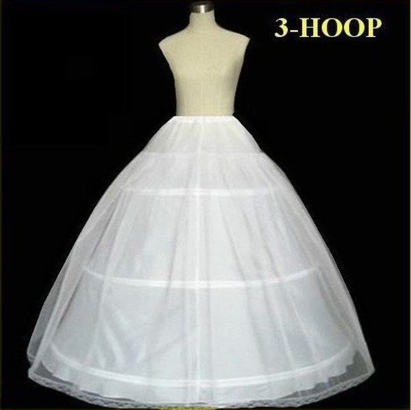 

petticoats wedding ball gown ball 3 hoop bone full crinoline petticoats for wedding dress wedding skirt accessories, White