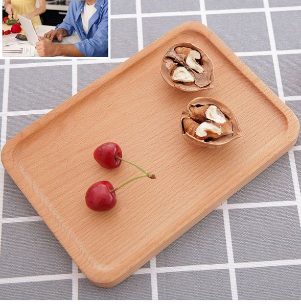 

rectangle wooden food serving tray dessert fruit dinner dishes tea trays tableware kitchen dining bar accessories supplies