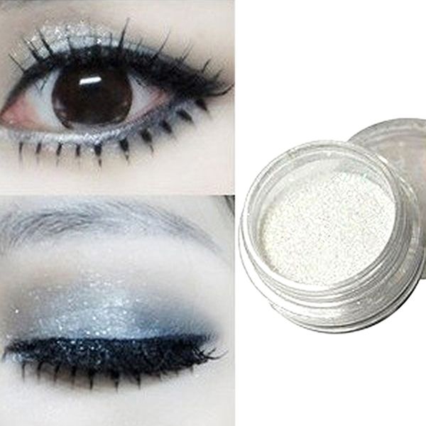 

fashion women's pro high-light glitters makeup cosmetic white pearl eye powder