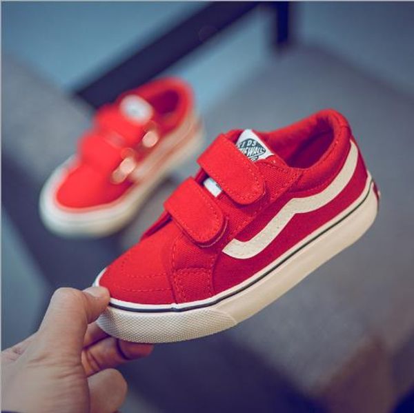 

детская обувь новые детские холст белые туфли мужские волшебные наклейки 2018 s и женские повседневная обувь