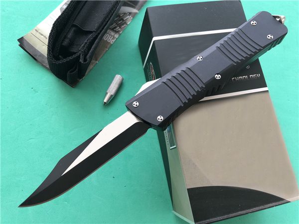 

CNC High End combat D/A AUTO Bowie Knife D2 steel Two-tone blade EDC knifes hunting tactical Knives with disassembly tool