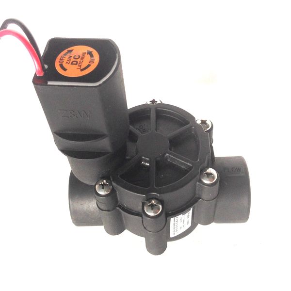 

1 in. inlet inline plastic industrial irrigation valve dc latching