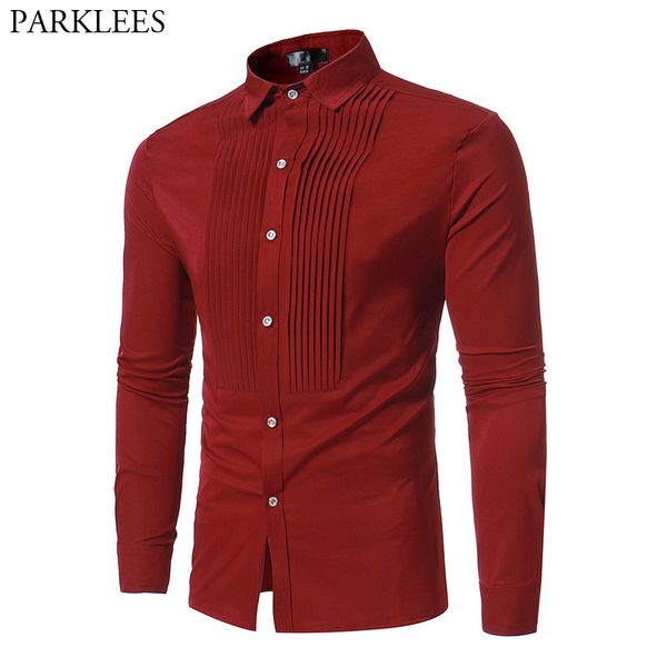 camisa roja hombre