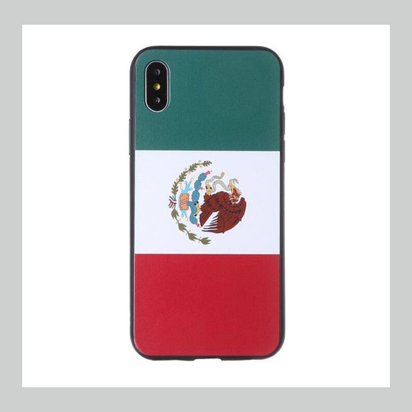 

2018 russia world cup national team flag spain german russian us uk korea shockproof tpu+pc phone case cover for iphone x 7 8 plus 6 6s 200p