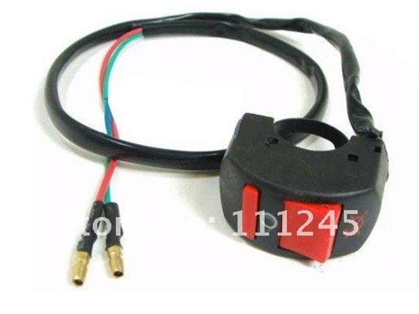 2 x interruttore a levetta universale con 50 cm 2 fili per Zongshen Gy CQR 125L Altri motori ATV Accendi / Off Stop Switch Switch parti