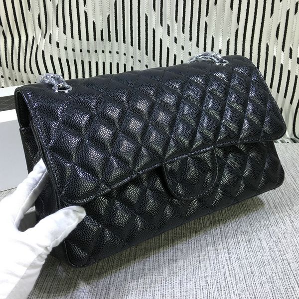 Bolsos Alta Compre Jumbo De Cm Clásico De Negros Bolso 30 Calidad 4588qxFInr