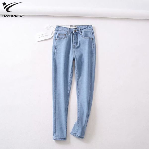 

vintage skinny elastic high waist jeans woman boyfriend jeans for women mom blue black pencil denim pants streetwear 2018 autumn