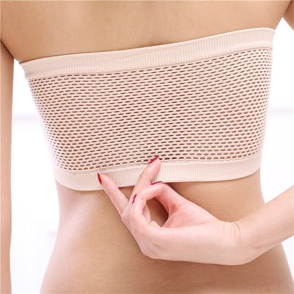 

push up women bra sell 2017 thickening gathered a strapless seamless casual brassiere underwear, Red;black