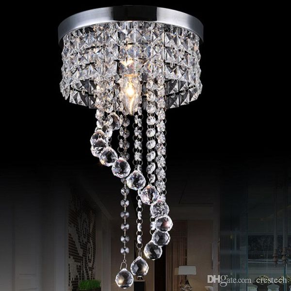 

20/25cm crystal chandelier light modern ceiling lamp fixture flush mount ceiling light lamp for aisle stair hallway corridor porch lights