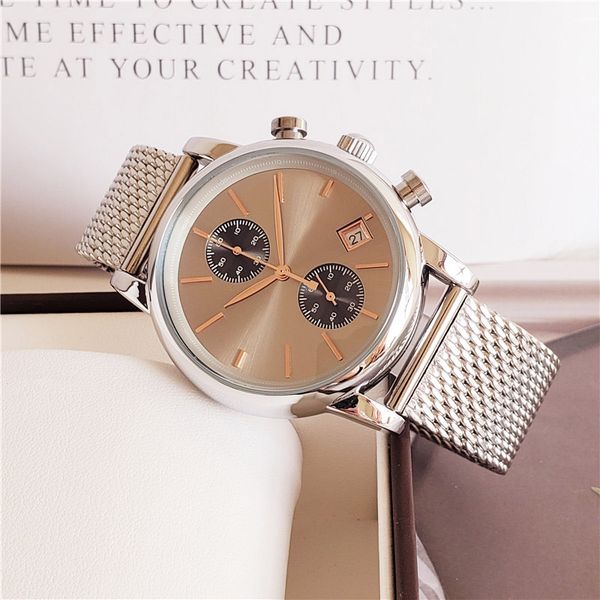 

Все Subdials Work new Мужские или женские часы Стальные кварцевые наручные часы Секундом