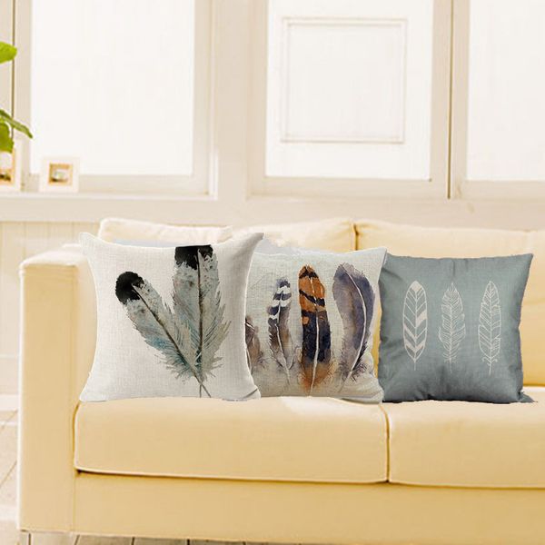Pillow Case All Kinds Of Feathers Cushions Chair Seat Throw Euro