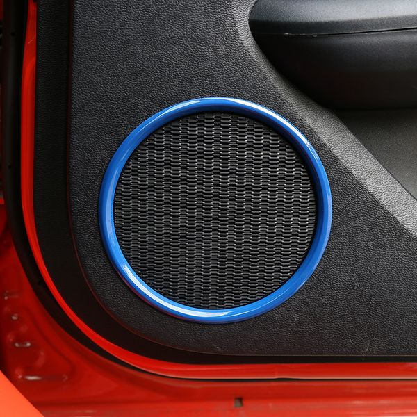 Cornice decorativa per anello di rivestimento dell'altoparlante della portiera dell'auto per accessori interni Ford Mustang208Z