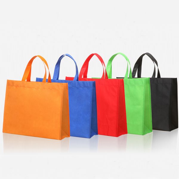 

1pc eco shopping bag pouch hand bag grocery convenient foldable handbag nonwoven tote shopper storage bags