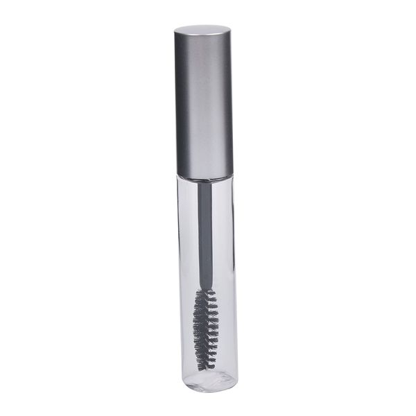 

10ml empty bottle black eyelash tube mascara cream vial/container fashionable with silver lid refillable bottles