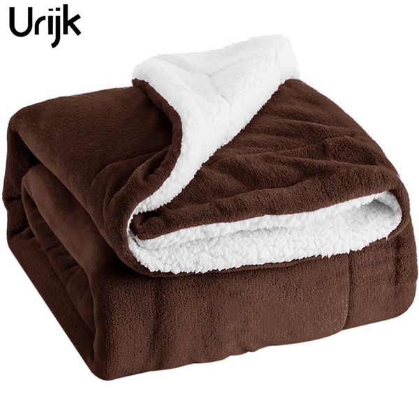 

urijk 1pc soft fleece blanket sofa blanket winter warm comfortable flannel blankets for sofa bed cars portable home christmas