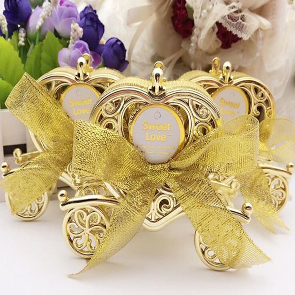 

love carriage wedding box party favours gift candy chocolate box gold and silver box for wedding baby birthday party