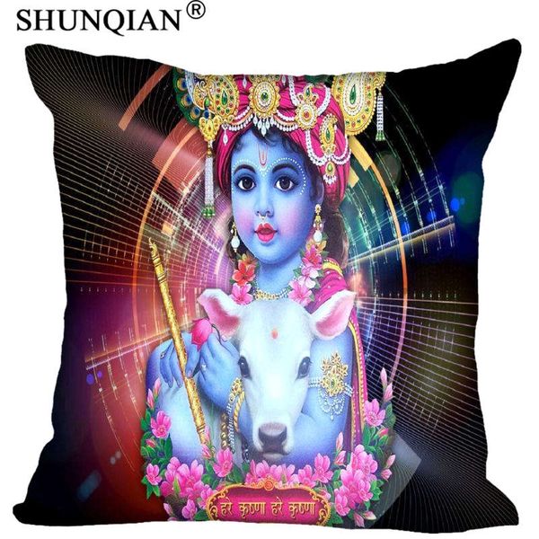 

new arrival little krishna pillowcase wedding decorative pillow case customize gift for pillow cover 35x35cm,40x40cm(one sides