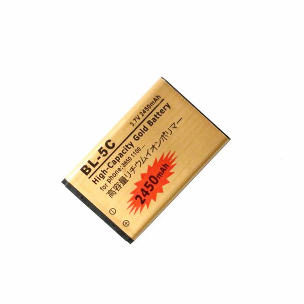 

2 шт. / лот 2450 мАч BL-5C BL5C BL 5C аккумулятор мобильного телефона для Nokia 6600 6630 6670 6680 6681 6682