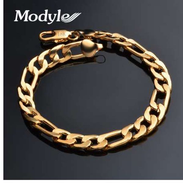 

simple chain bracelet for men braclets & bangles male female hip hop party punk rock jewelry, Black