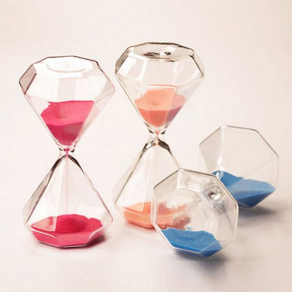 

new arrive personality fashion wedding diamond hourglass mini hourglass magic sand 5 minute sand timer romantic gifts girlfriend