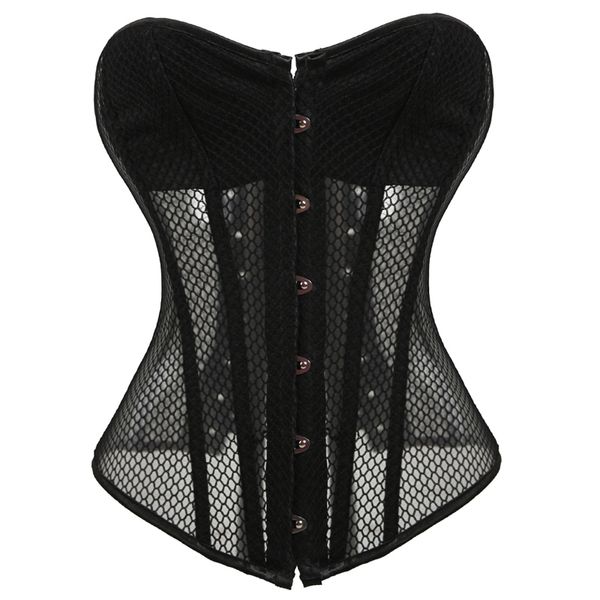 

lace black women court corset lingerie steampunk corsets and bustiers gothic overbust gaine amincissante ventre, Black;white