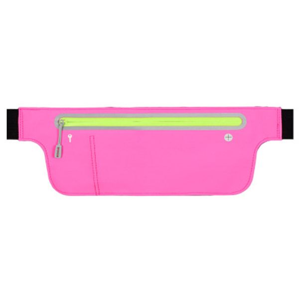 

new female & male waist pack solid sweatproof anti-theft money belt fanny bags for 6.5 inch phone