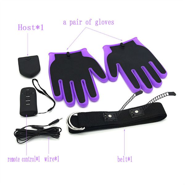 

erotic toys for male female orgasm offbeat shock accessories: conductive massage gloves,electric shock toys
