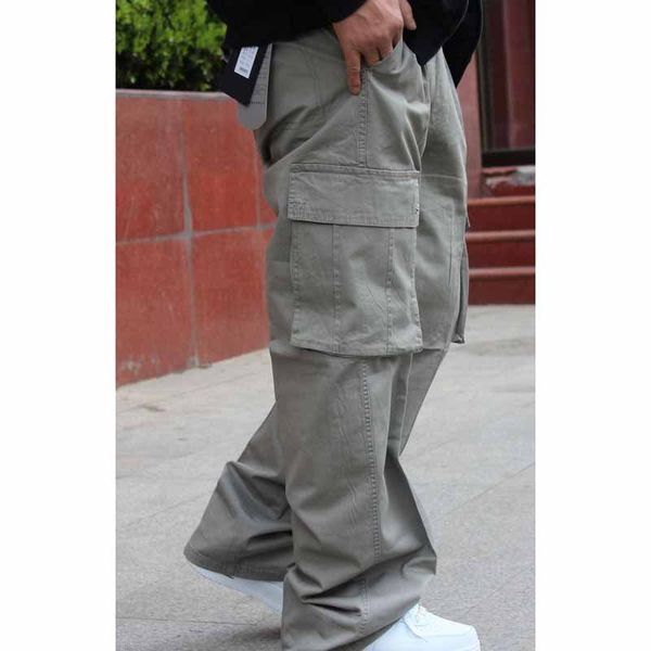 

big size cargo men hop pants hip fashions casual men harem clothes baggy wide leg pockets loose pants trousers bwtef, Black