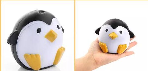 

Squishy Penguin 11cm Slow Rising Toy Decompression Bread Relieve Stress Cake Sweet Animal Cell Phone Strap Phone Pendant Key Chain Toy Hot
