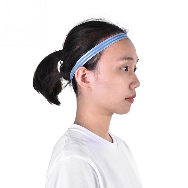 

outdoor indoor adults polyester anti-slip sports elastic headband sweatband head hairbands women running fitness yoga, Yellow;black