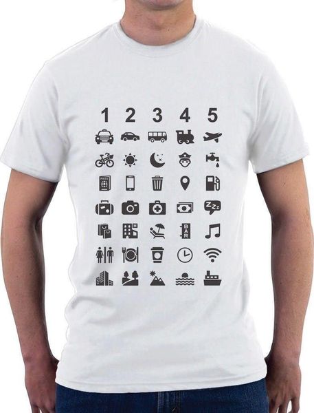 camiseta viajeros iconos