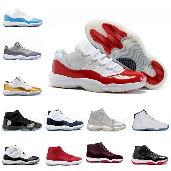 

11 men basketball shoes prom night gym red midnight navy university blue bred concord 23 space jam 45 11s women sneakers us 5.5-13