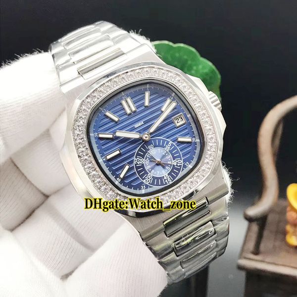 

40mm Sport Nautilus 5980 / 1A-001 Синий Циферблат Азиатский 2813 Автоматические мужские часы Брас