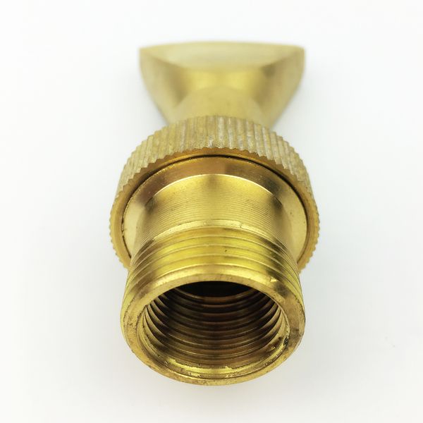 

1/2" 3/4" 1" 1.5" 2" brass fan shaped fountain nozzles garden pond pool duck tail fountain nozzles