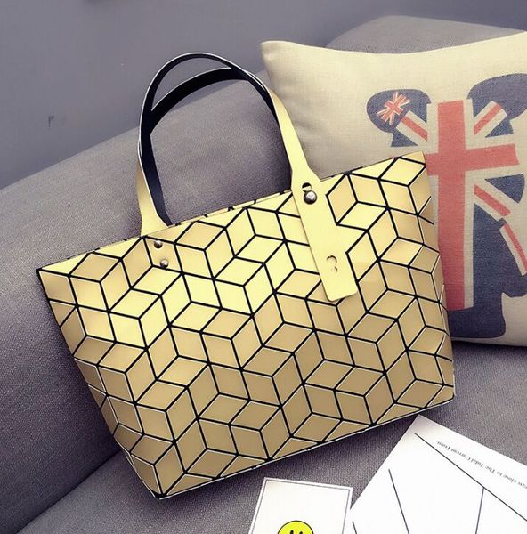 

2018 womens ladies bao bao issey totes triangular lattice lucent geometric folding variety handbags shoulder bag baobao bag